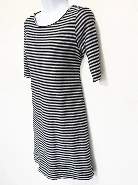FREE PEOPLE WE THE FREE FP Frenchie Striped T Shirt Mini Dress Small Cotton - Picture 4 of 11